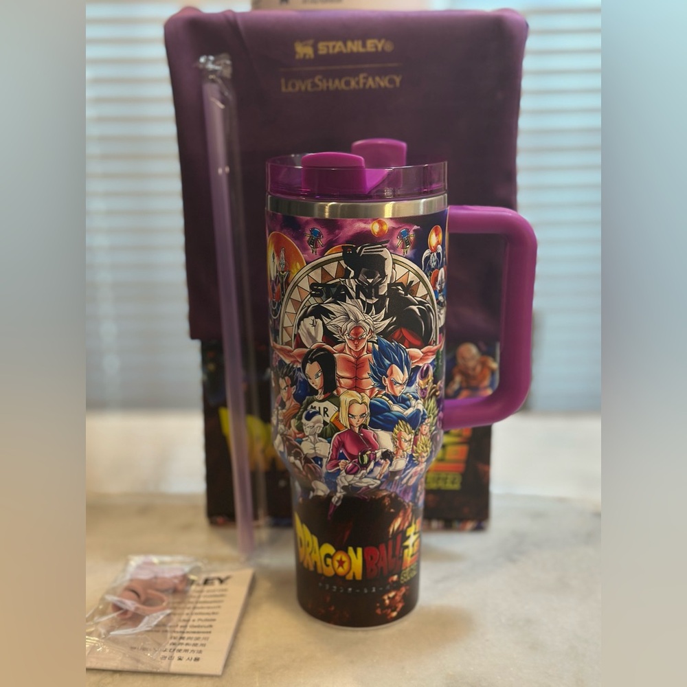 Stanley Limited Edition Collectible Dragon Ball Z Purple 40oz Tumbler